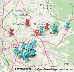 Mappa Via dell'Aeronautica, 00019 Tivoli RM, Italia (9.439)