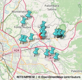 Mappa Via Aeronautica, 00011 Tivoli RM, Italia (6.082)