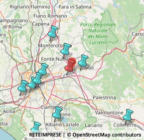 Mappa Via dell'Aeronautica, 00019 Tivoli RM, Italia (18.85182)