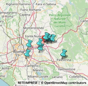 Mappa Via dell'Aeronautica, 00019 Tivoli RM, Italia (7.78)