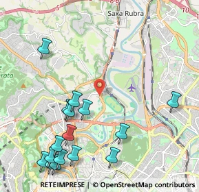 Mappa Via Federico Caprilli, 00191 Roma RM, Italia (2.815)