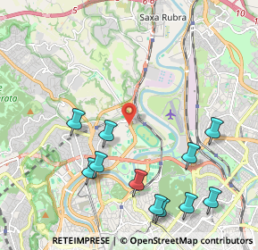 Mappa Via Federico Caprilli, 00191 Roma RM, Italia (2.59545)