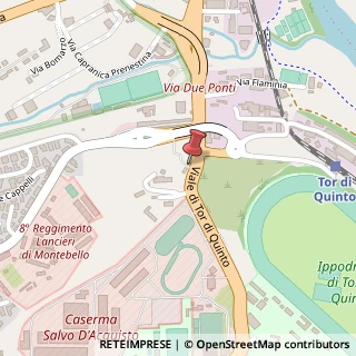 Mappa Viale di Tor di Quinto, 170, 00191 Roma, Roma (Lazio)