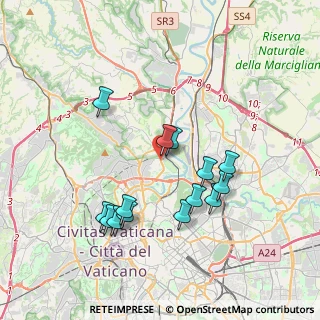 Mappa Via Casale Tor di Quinto, 00191 Roma RM, Italia (3.75143)