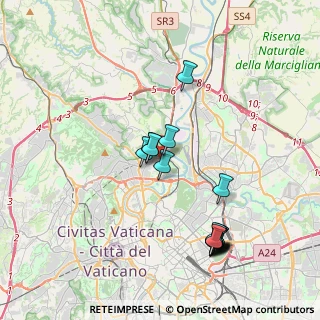 Mappa Via Casale Tor di Quinto, 00191 Roma RM, Italia (4.26438)