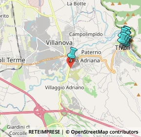 Mappa Via Lago di Bolsena, 00019 Tivoli RM, Italia (3.03273)