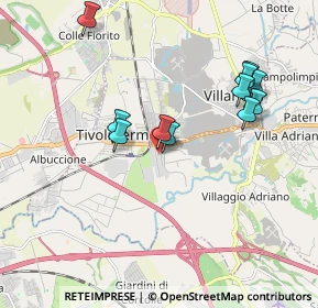 Mappa Via Dorando Pietri, 00011 Tivoli RM, Italia (1.90818)