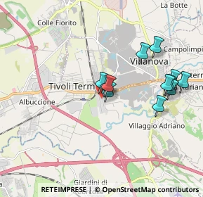 Mappa Via Dorando Pietri, 00011 Tivoli RM, Italia (1.78)