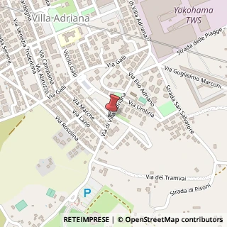 Mappa Via di Villa Adriana, 168, 00019 Tivoli, Roma (Lazio)