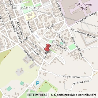 Mappa Via di Villa Adriana, 168, 00010 Tivoli, Roma (Lazio)