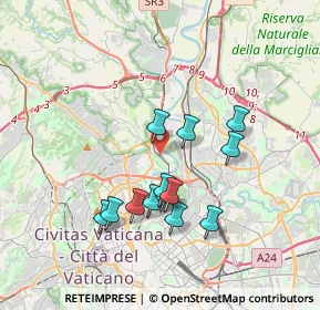 Mappa Via Camposampiero, 00191 Roma RM, Italia (3.40462)