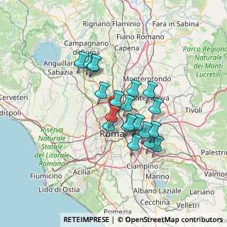 Mappa Via Camposampiero, 00191 Roma RM, Italia (10.8815)
