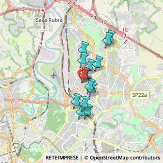 Mappa Via Antonio Silvani, 00195 Roma RM, Italia (1.27)