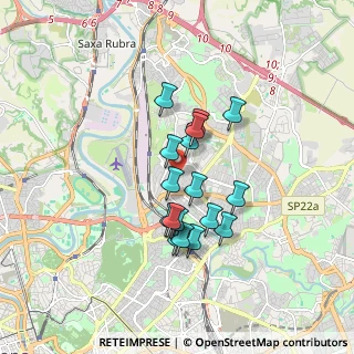 Mappa Via Antonio Silvani, 00195 Roma RM, Italia (1.42235)
