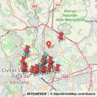 Mappa Via Antonio Silvani, 00195 Roma RM, Italia (4.737)
