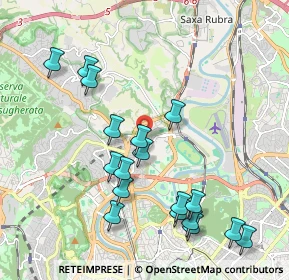 Mappa Via Castelfranco Veneto, 00191 Roma RM, Italia (2.28333)