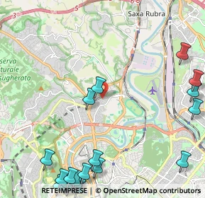 Mappa Via Castelfranco Veneto, 00191 Roma RM, Italia (3.5075)