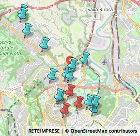 Mappa Via Castelfranco Veneto, 00191 Roma RM, Italia (2.23059)