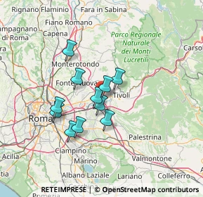 Mappa Via Caio Plinio, 00011 Tivoli RM, Italia (10.92636)