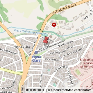 Mappa Via Canino, 12, 00191 Roma, Roma (Lazio)