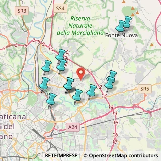 Mappa Via Roberto Rossellini, 00137 Roma RM, Italia (3.68357)