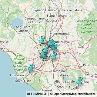 Mappa Via Montaione, 00139 Roma RM, Italia (25.67143)