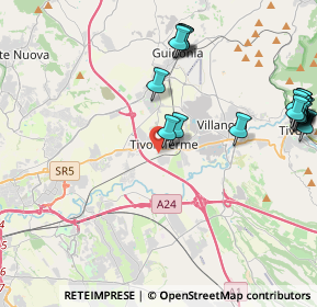 Mappa Via Lago Colonnelle, 00011 Tivoli RM, Italia (5.662)