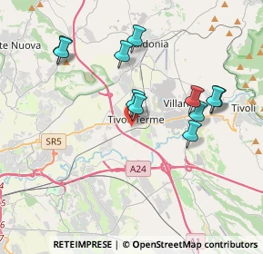 Mappa Via Lago Colonnelle, 00011 Tivoli RM, Italia (3.87)