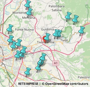 Mappa Via Lago Colonnelle, 00011 Tivoli RM, Italia (10.1685)