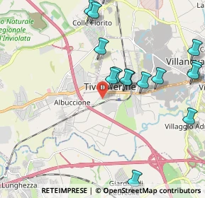 Mappa Via Lago Colonnelle, 00011 Tivoli RM, Italia (2.53938)