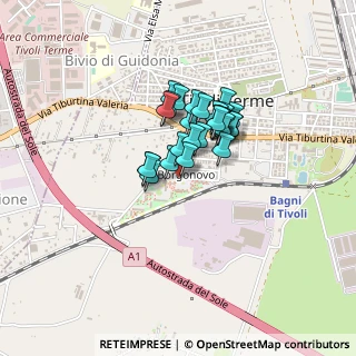 Mappa Via Lago Colonnelle, 00011 Tivoli RM, Italia (0.27857)