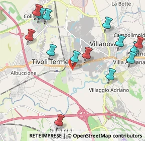 Mappa Via del Barco, 00011 Tivoli RM, Italia (2.64)