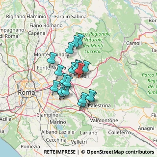 Mappa Via Umbria, 00010 Tivoli RM, Italia (9.9385)