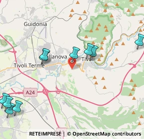 Mappa Via Umbria, 00010 Tivoli RM, Italia (6.40643)