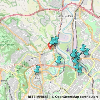 Mappa Via Capranica Prenestina, 00191 Roma RM, Italia (2.2675)