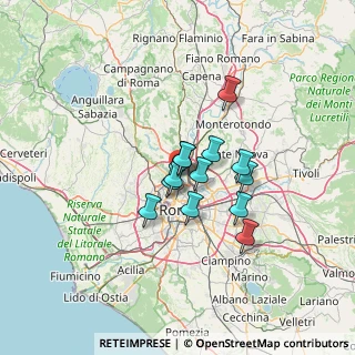Mappa Via Capranica Prenestina, 00191 Roma RM, Italia (9.35462)