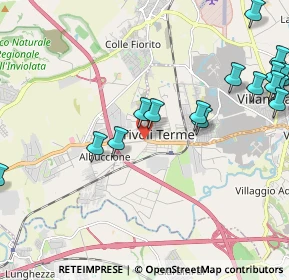Mappa Via Jeranense, 00011 Tivoli RM, Italia (2.76438)