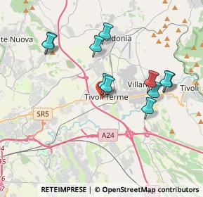 Mappa Via Jeranense, 00011 Tivoli RM, Italia (3.75)