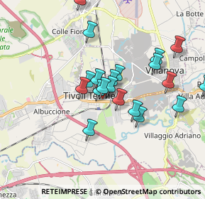 Mappa Via Leon Battista Alberti, 00011 Tivoli RM, Italia (1.642)