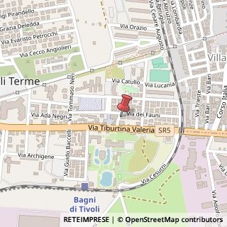 Mappa Via Leon Battista Alberti, 4, 00011 Tivoli, Roma (Lazio)