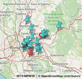 Mappa Via Lazio, 00012 Guidonia Montecelio RM, Italia (11.942)