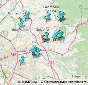 Mappa Via Lazio, 00012 Guidonia Montecelio RM, Italia (7.00563)