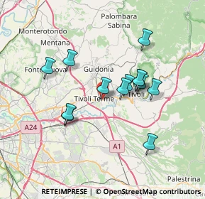 Mappa Via Lazio, 00012 Guidonia Montecelio RM, Italia (6.47923)