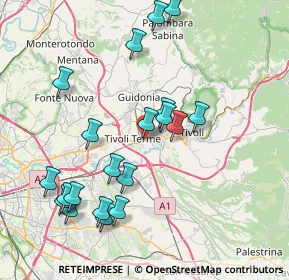 Mappa Via Lazio, 00012 Guidonia Montecelio RM, Italia (8.813)