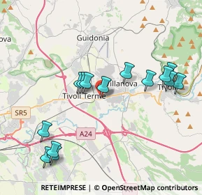 Mappa Via Lazio, 00012 Guidonia Montecelio RM, Italia (4.27929)
