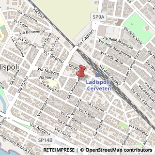 Mappa Via Bari, 41, 00055 Ladispoli, Roma (Lazio)