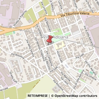 Mappa Via Leonina, 27, 00010 Tivoli, Roma (Lazio)