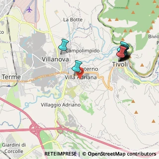 Mappa Via della Leonina, 00010 Tivoli RM, Italia (2.33077)