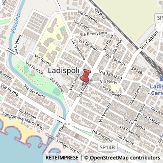 Mappa Via Flavia, 41/45, 00055 Ladispoli, Roma (Lazio)