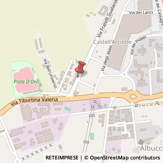 Mappa Via F.lli Gualandi, 17, 00012 Albuccione RM, Italia, 00012 Guidonia Montecelio, Roma (Lazio)